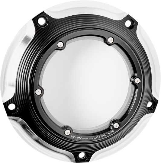 PERFORMANCE MACHINE (PM) Derby Cover - Contrast Cut™ - Touring 0177-2083M-BM