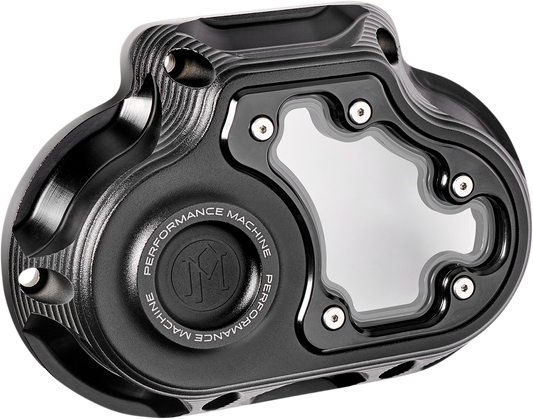 PERFORMANCE MACHINE (PM) Transmission Cover - Black Ops™ - M8 Softail 0177-2081M-SMB
