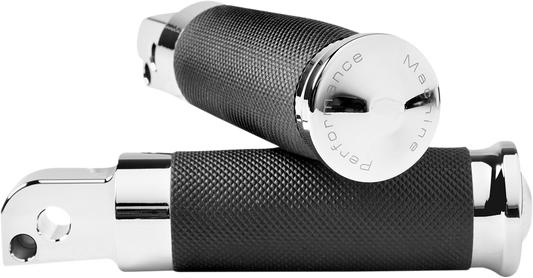 PERFORMANCE MACHINE (PM) Contour Foot Pegs - Chrome - Passenger - M8 0035-1237M-CH