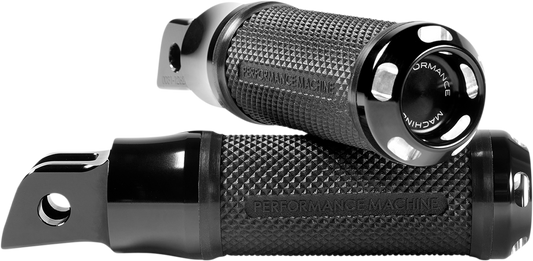 PERFORMANCE MACHINE (PM) Apex Foot Pegs - M8 - Black 0035-1239M-BM