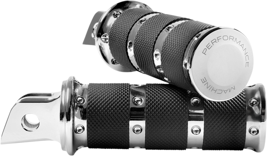 PERFORMANCE MACHINE (PM) Foot Pegs - Chrome - XLS - M8 0035-1247M-CH