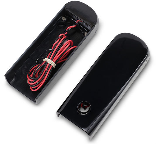ALLOY ART Strut Light - LED - Smoke/Red Black FLHC SSL-HD-2B