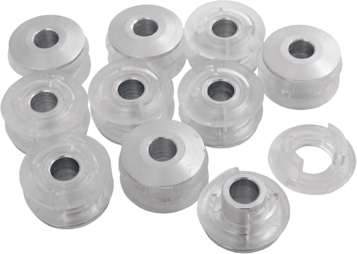 ALLOY ART Tank Mounting Bushings and Inserts - Poly/Aluminum - 10-Pack GT-T3