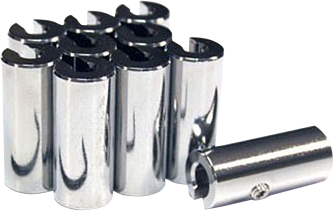 NO-MAR Wheel Weights 1-1/2 oz Chrome - 10 Pack (Part WT-SPK10CH-150)