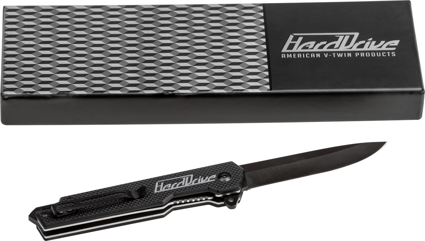 HARDDRIVE Harddrive Knife 2022 Black - Durable and Precise Cutting Tool
