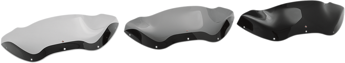 KLOCK WERKS Flare™ Windshield - 8" - Black - '98-'13 FLTR KWW-01-0190