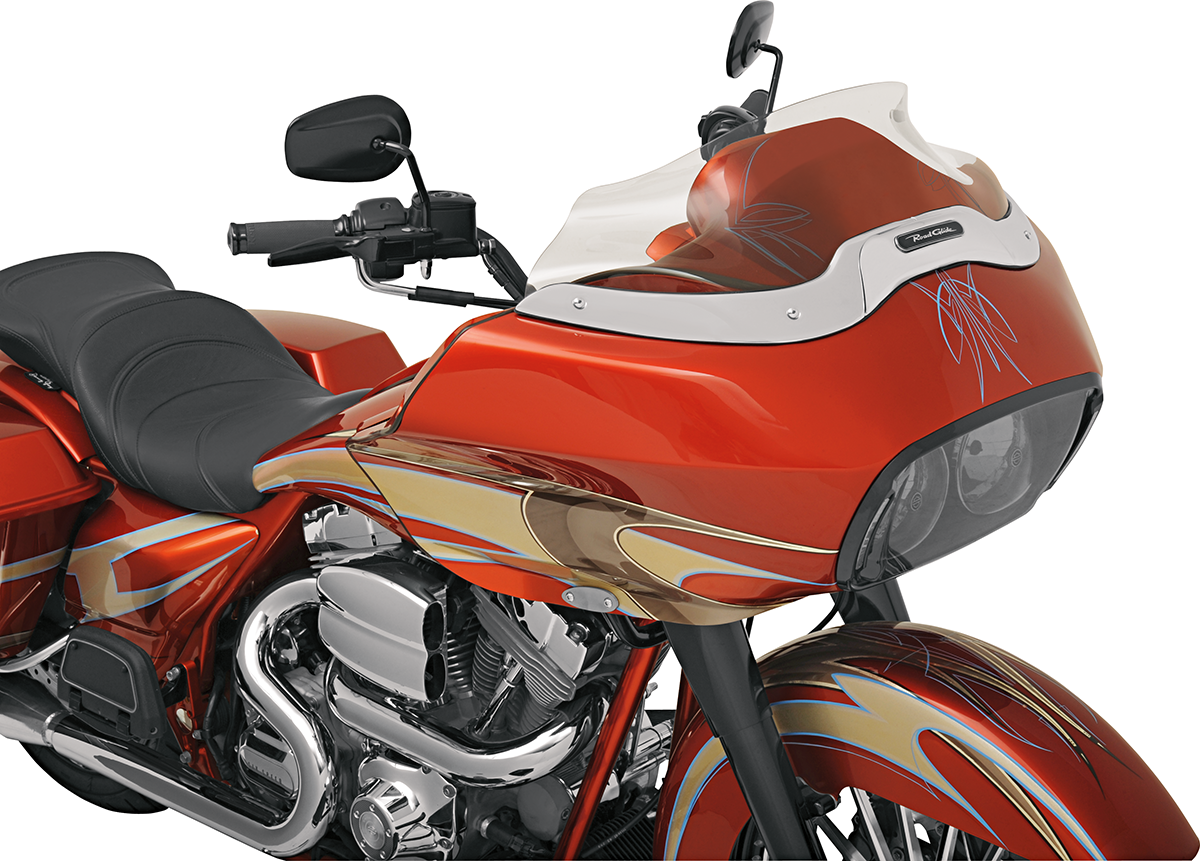 KLOCK WERKS Flare™ Windshield - 8" - Tinted - '98-'13 FLTR KWW-01-0194