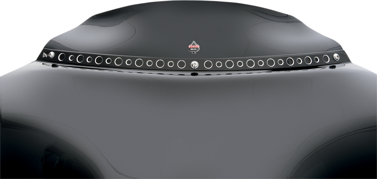KLOCK WERKS Flare™ Windshield - 3-1/2" - Black - '96-'13 FLH KWW-01-0204