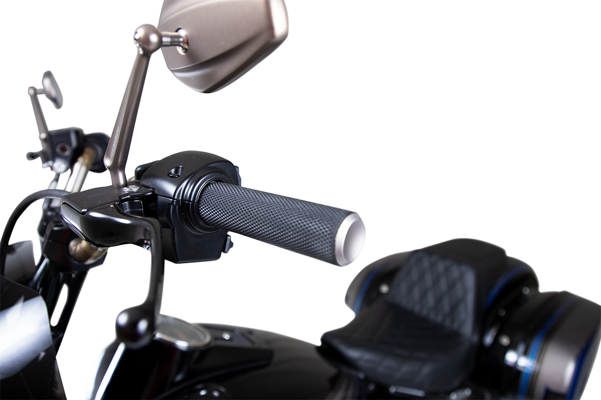 ARLEN NESS Knurled Grips - TBW - Titanium 07-348