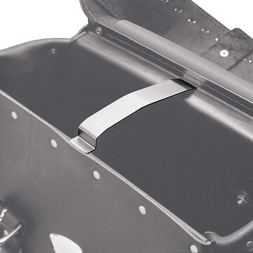 PRO-ONE PERF.MFG. Saddlebag Lid Supports for 6-Inch Wide Leather Bags (Part 100307)