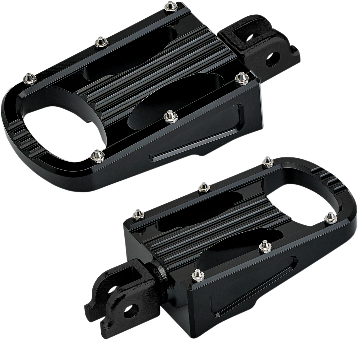 BILTWELL Punisher Foot Pegs - Black - Softail 7006-203-03