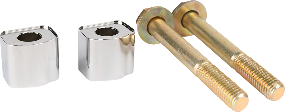 THRASHIN SUPPLY CO. Riser Extensions - 1" - Chrome TSC-9801-3