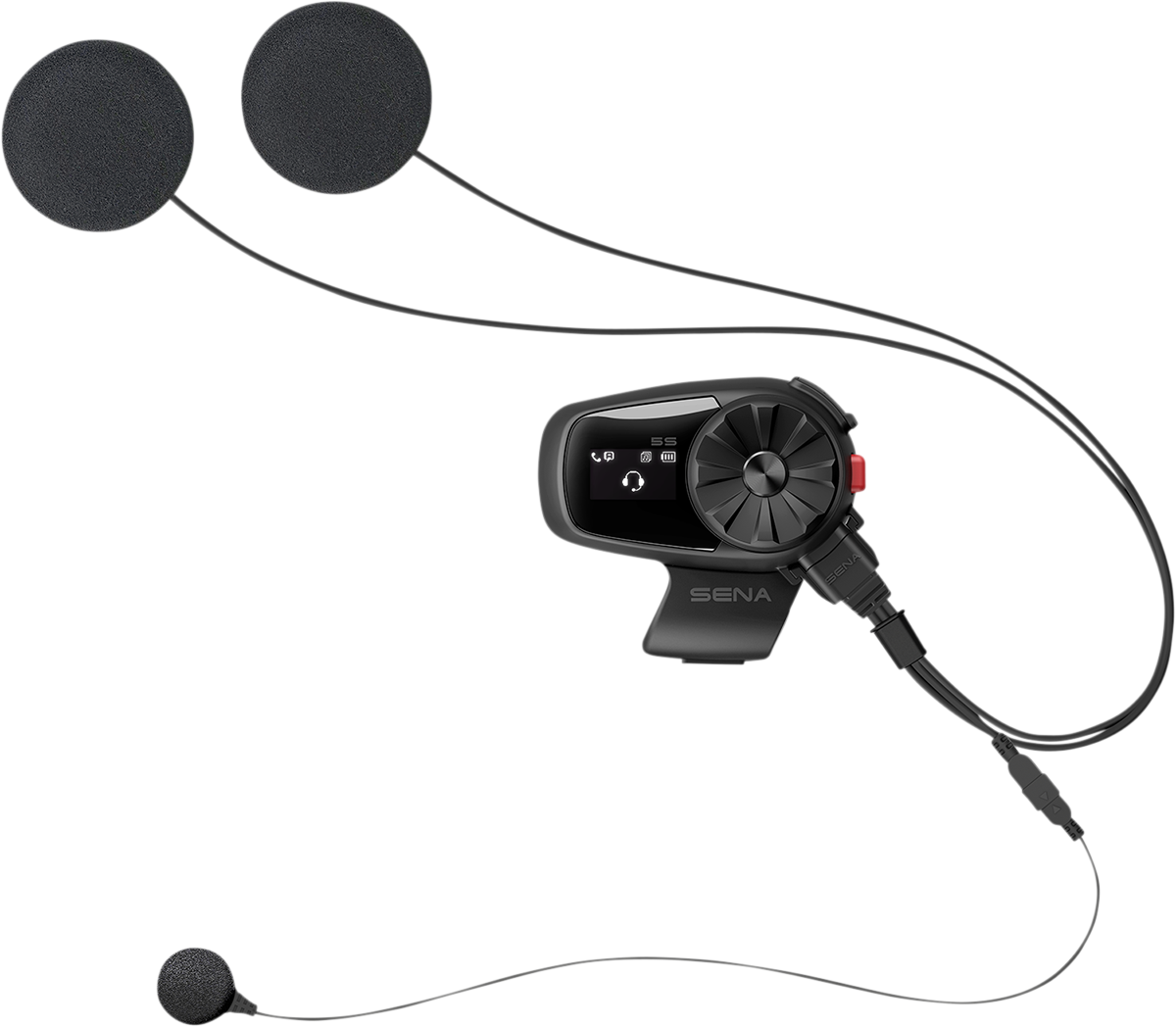 SENA 5S Dual Pack Motorcycle Communication System - Bluetooth 5.0, HD Speakers, Voice Commands