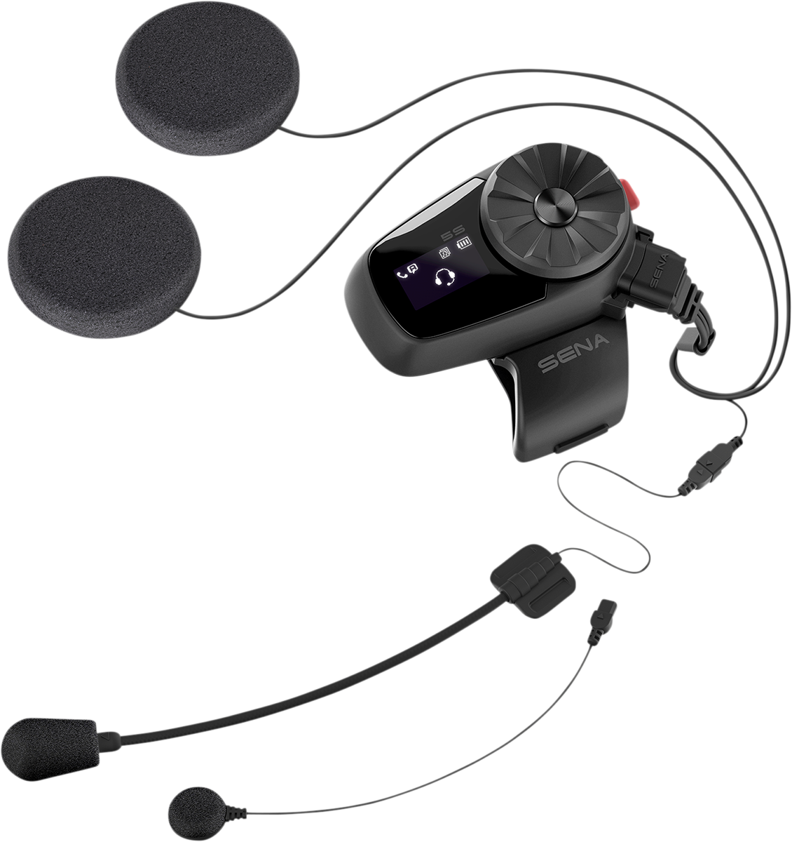 SENA 5S Dual Pack Motorcycle Communication System - Bluetooth 5.0, HD Speakers, Voice Commands