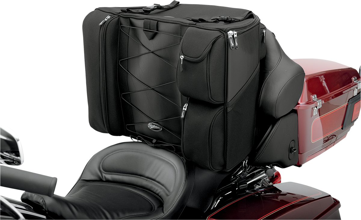 Saddlem Men Backrest Bag BR4100 3501-0322 for Dresser Models with Insulated Cooler Pouches
