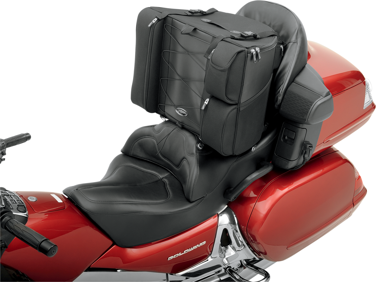 Saddlem Men Backrest Bag BR4100 3501-0322 for Dresser Models with Insulated Cooler Pouches
