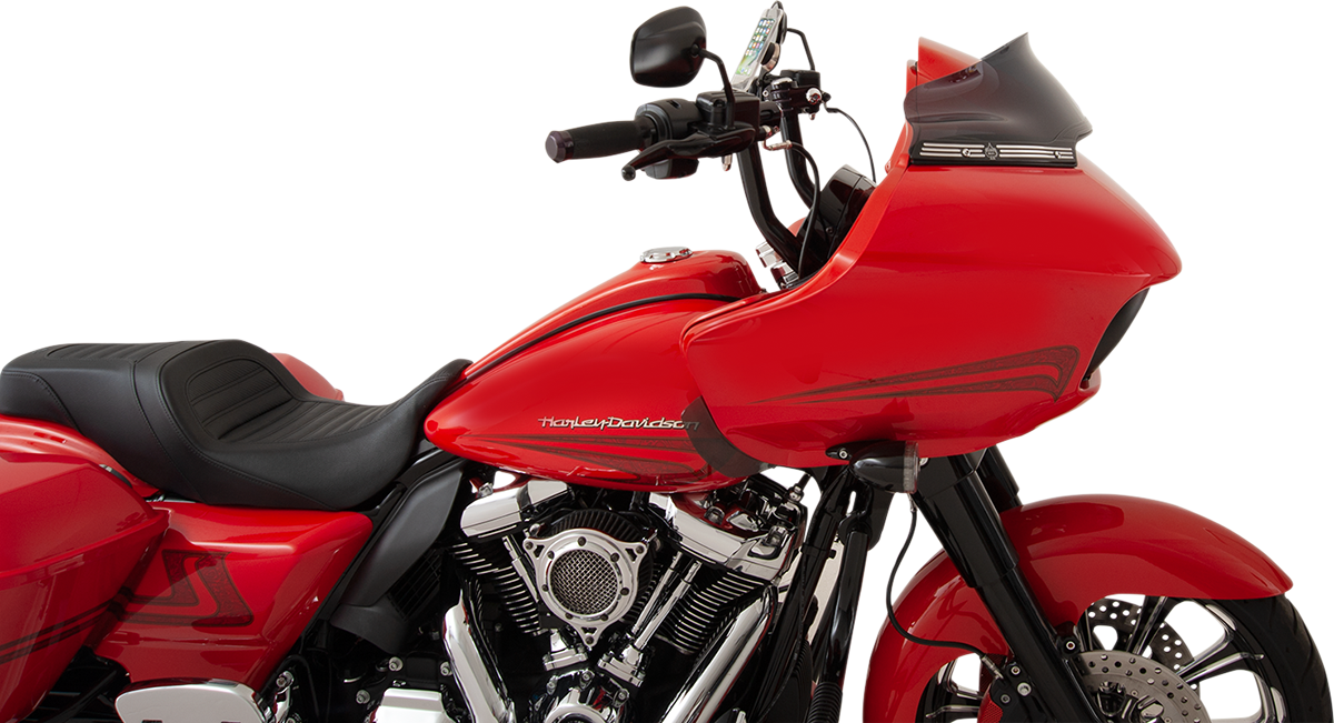 KLOCK WERKS Sport Flare™ Windshield - 6" - Dark Smoke - FLTR KWW-01-0402