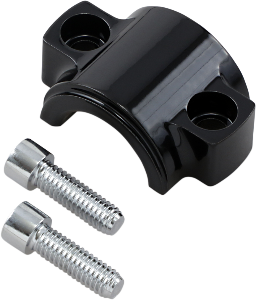 KLOCK WERKS Axle Cap - Lower Fork Leg - Black KWS-01-0010-B