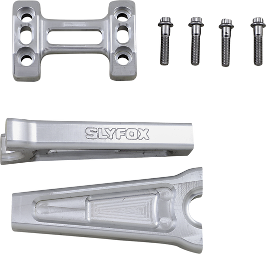 SLYFOX Handlebar Riser Kit - Straight, 6-inch Rise, 1-inch Clamp, Part Number TM-SLY3