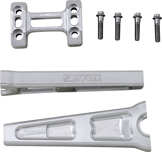 SLYFOX Handlebar Riser Kit - Straight, 1 Inch Clamp, 8-Inch Rise - TM-SLY5