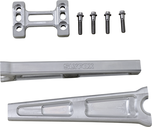 SLYFOX Handlebar Riser Kit - Straight, 10-Inch Rise, 1-Inch Clamping, Part Number TM-SLY7