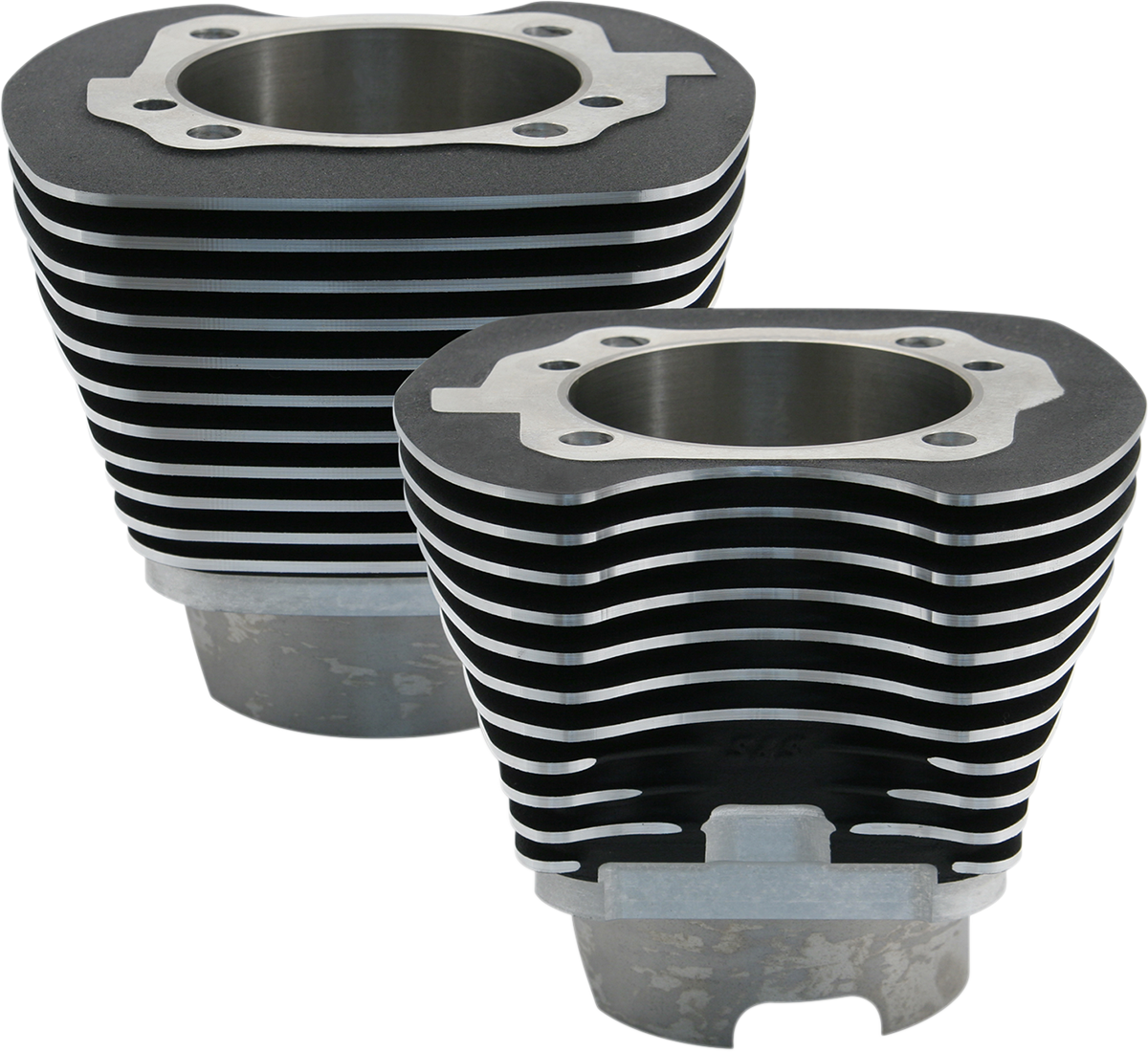S&S Cycle 910-0401 4.125-inch Black Cylinders for Harley Twin Cam Engines