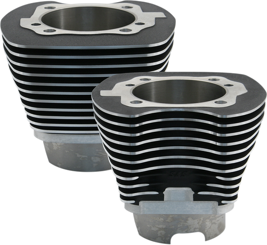 S&S Cycle 910-0401 4.125-inch Black Cylinders for Harley Twin Cam Engines