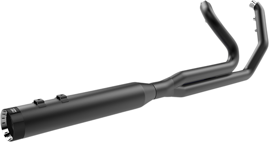 KHROME WERKS 2-into-1 Outlaw Exhaust System - Black 200785
