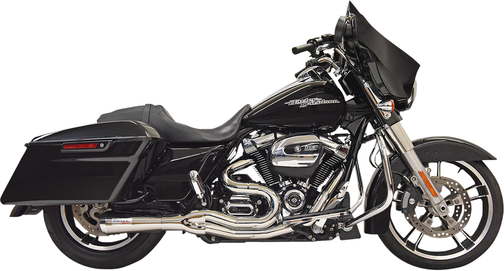 BASSANI XHAUST Road Rage II 2-Into-1 Mid-Length Exhaust System - Chrom ...