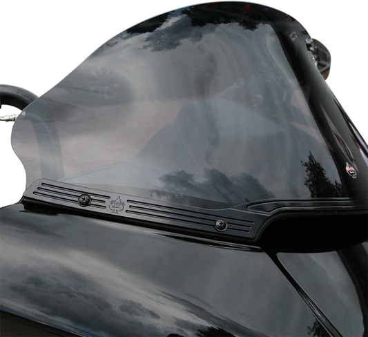 KLOCK WERKS Windshield Trim - KERF - Blacked Out - Harley-Davidson® KWW-01-0582