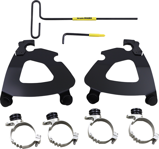 MEMPHIS SHADES Gauntlet Mounting Kit - Black - XL MEB2057