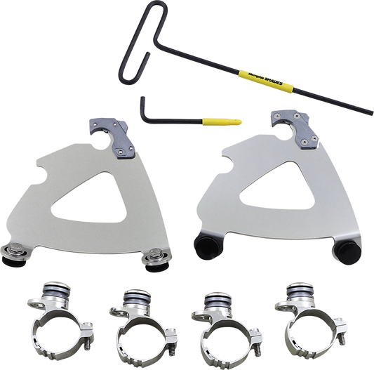 MEMPHIS SHADES Road Warrior Trigger-Lock Mounting Kit - Polished - XL1200C MEK2064