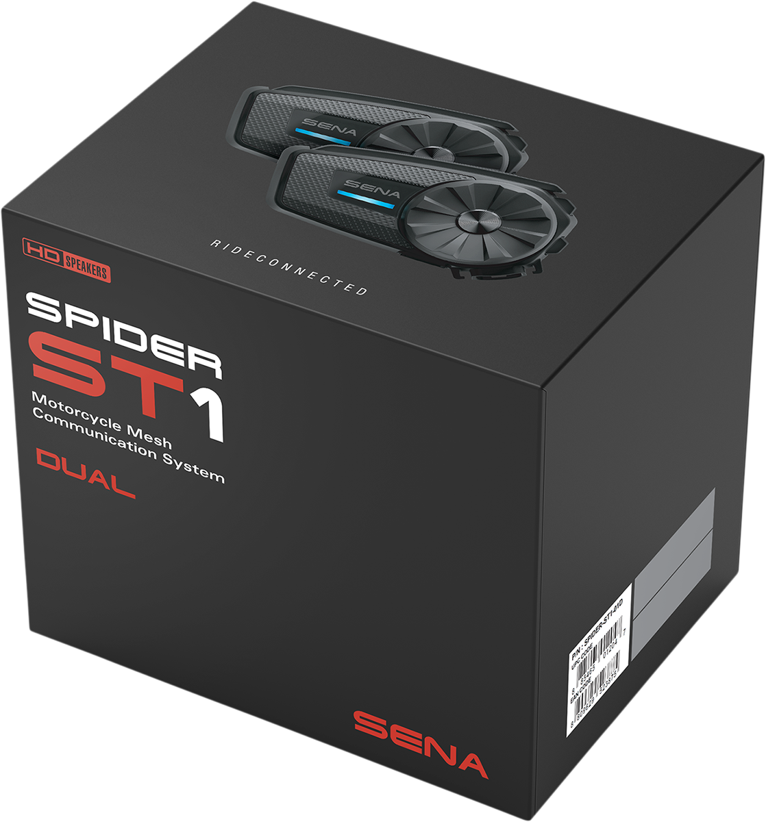SENA Spider ST1 Dual Pack Communication System with Mesh 2.0 Technology