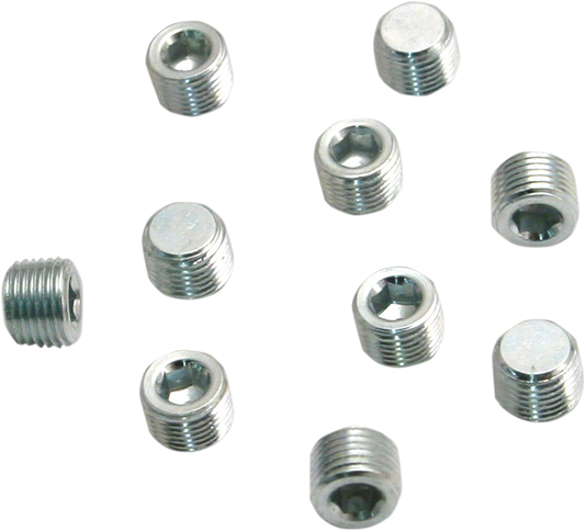 S&S CYCLE 50-1015 OEM Replacement 1/8" NPT Oil Pump Plug - Pack of 10