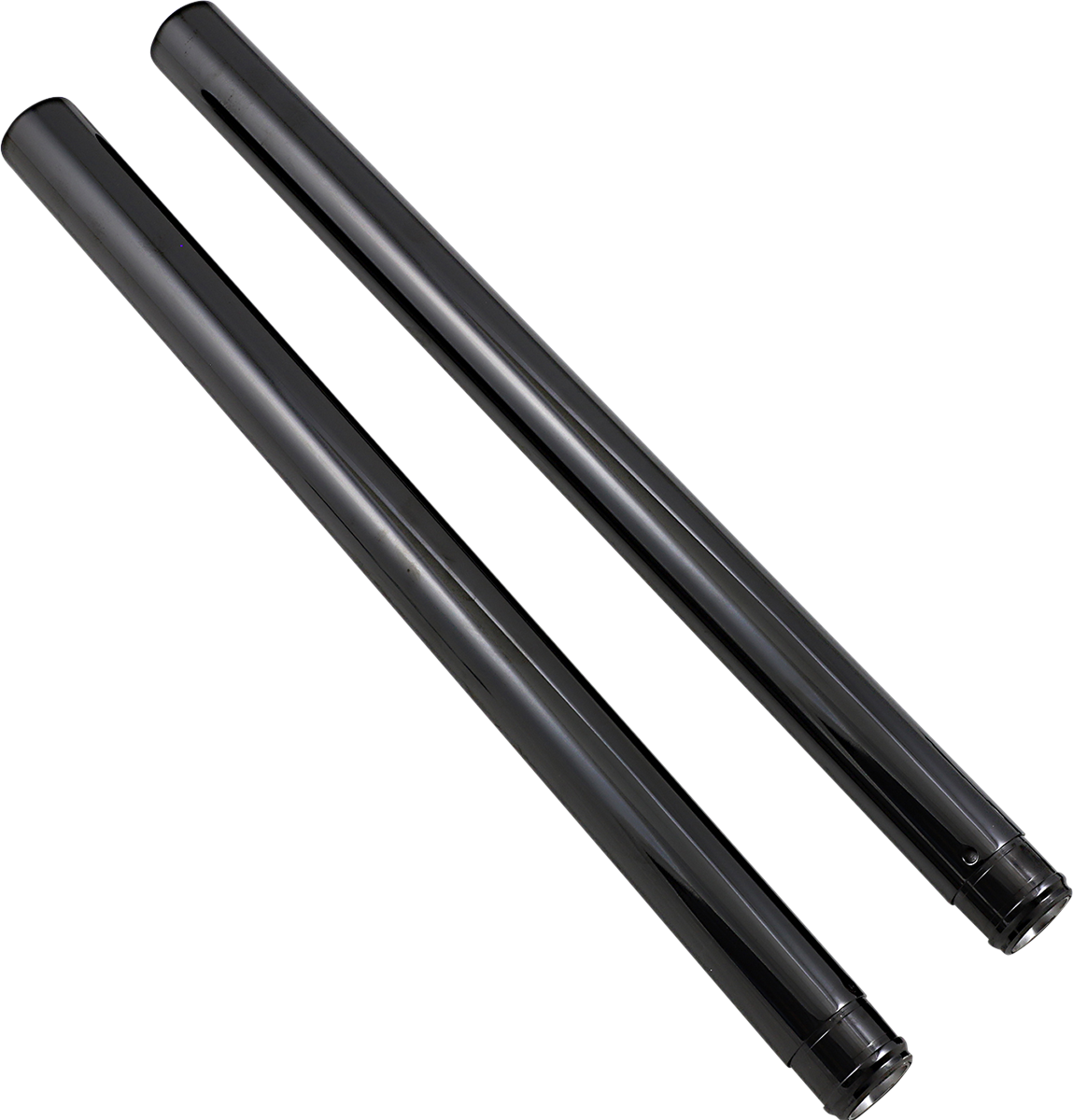 CUSTOM CYCLE ENGINEERING Inverted Fork Tubes - 43 mm - Stock Length - Black 710071
