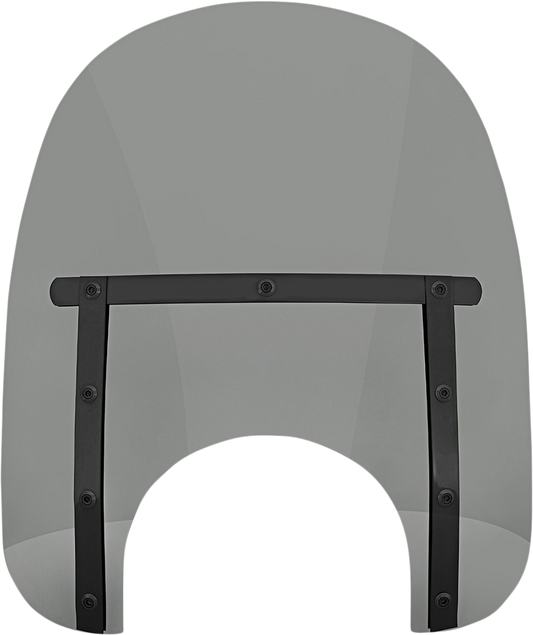 MEMPHIS SHADES Memphis Slim Windshield - 15" - 9" Headlight Cutout - Night Shades Black Smoke MEB41212