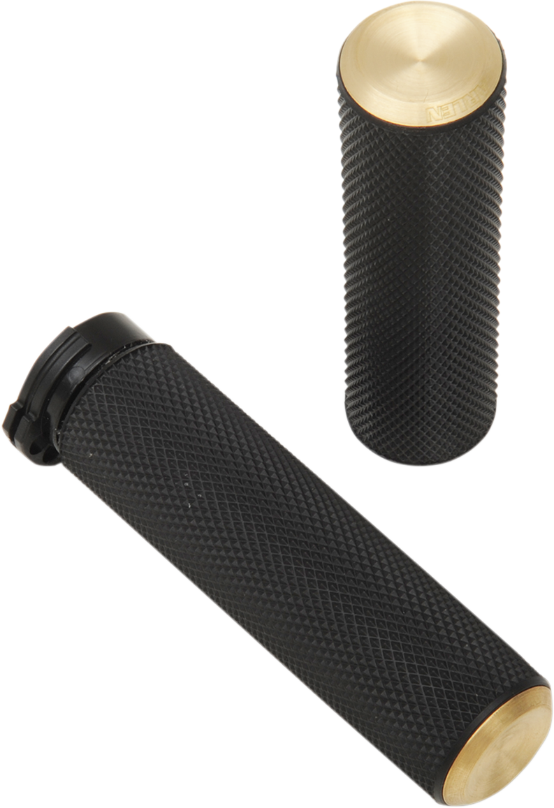 ARLEN NESS Knurled Grips - Cable - Brass 07-332