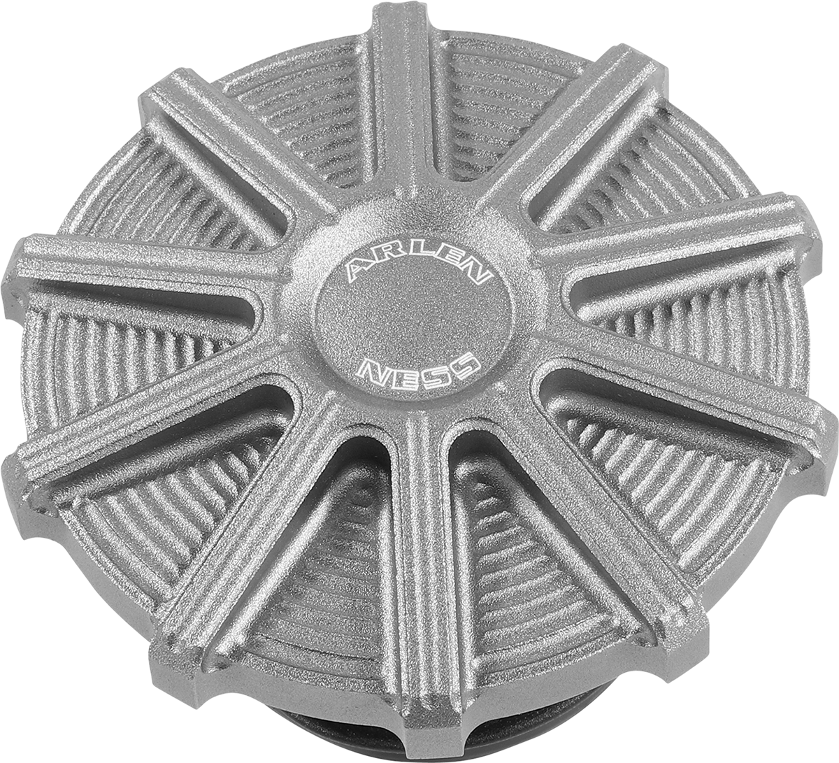 ARLEN NESS Vented Gas Cap - 10 Gauge - Titanium 701-007