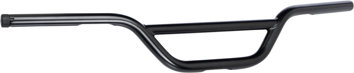 BILTWELL 1" Handlebar w/ TBW Plugs - Moto - Black 6016-2017