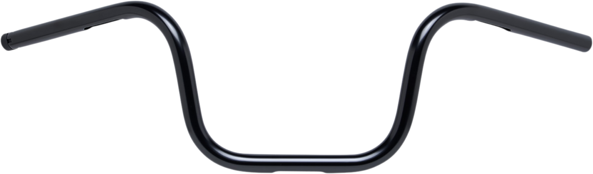 BILTWELL 1" Handlebar w/ TBW Plugs - Chump - Black 6005-2017