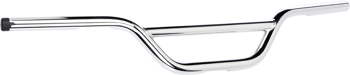 BILTWELL 1" Handlebar w/ TBW Plugs - Moto - Chrome 6016-1057