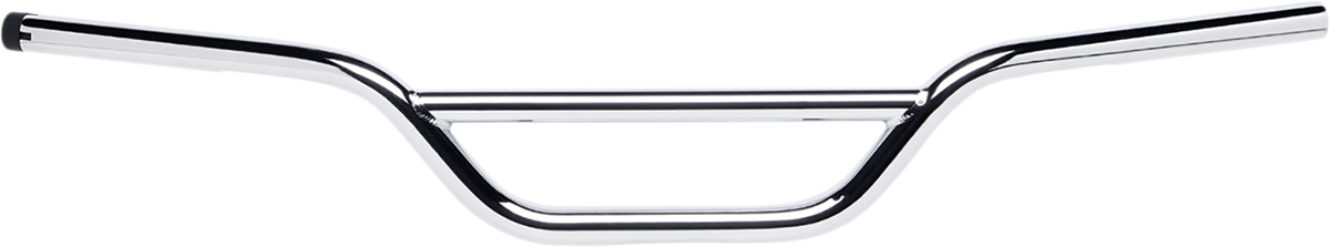 BILTWELL 1" Handlebar w/ TBW Plugs - Moto - Chrome 6016-1057