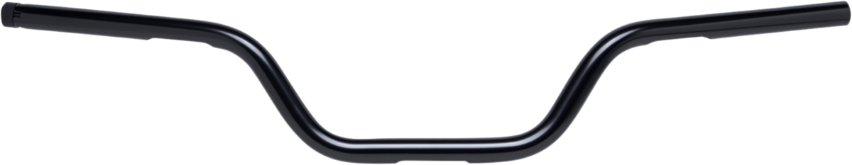 BILTWELL 1" Handlebar w/ TBW Plugs - Tracker High - Black 6009-2017