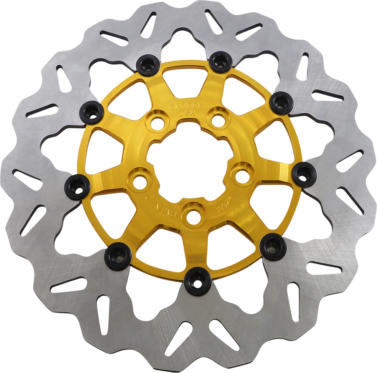 GBRAKES Rear Wave® Floating Rotor - Gold DF681CW-G