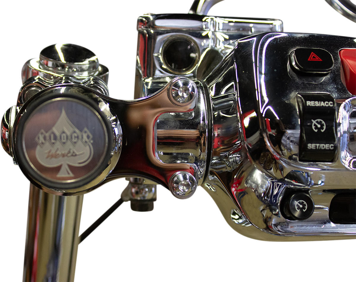 KLOCK WERKS iOmount™ for Indian - Ambidextrous Mount - Chrome - Touring KWD-04-0606-C