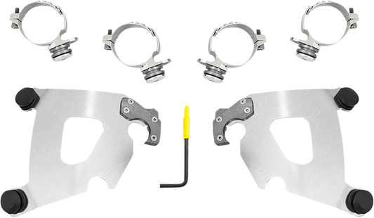 MEMPHIS SHADES Cafe Mounting Kit - Polished - XL1200X MEK2058
