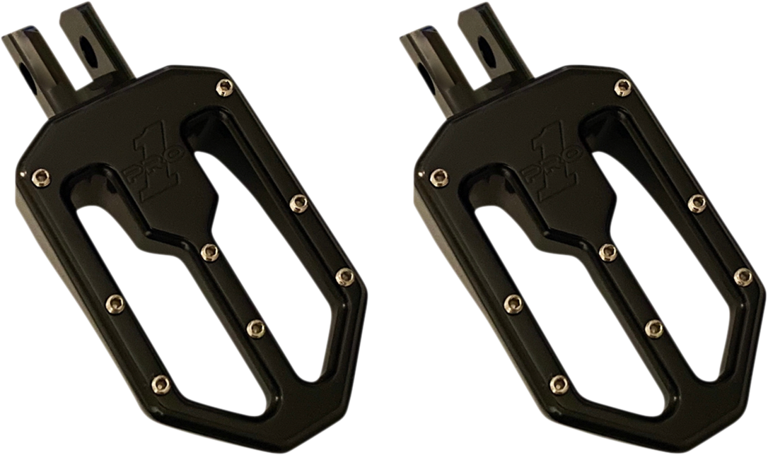 PRO-ONE PERF.MFG. Moto V2 Pegs - Black (Part Number 500752B)