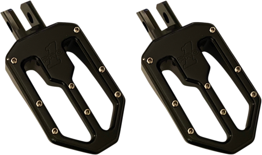PRO-ONE PERF.MFG. Moto V2 Pegs - Black (Part Number 500752B)