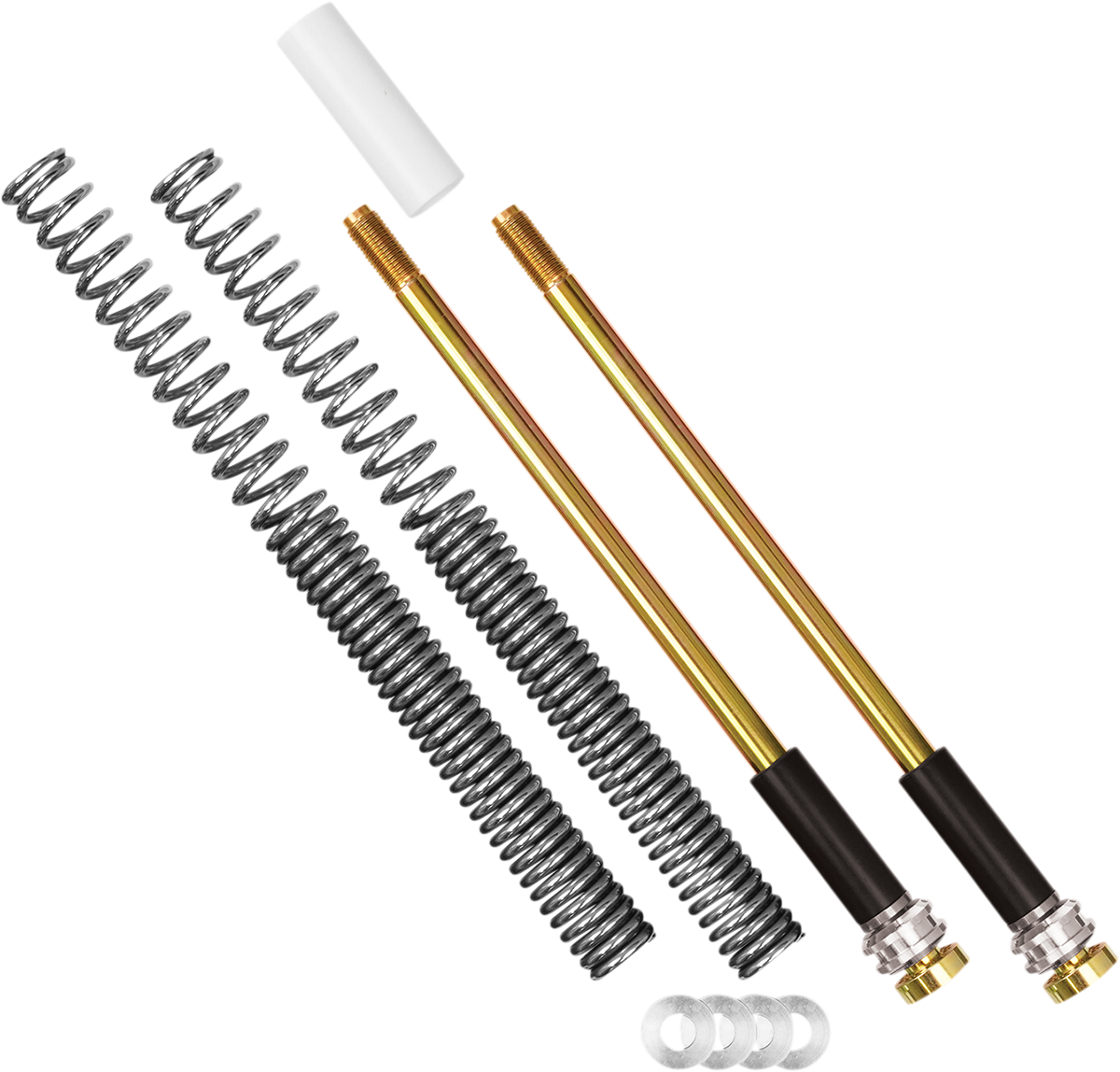 Progressive Suspension Fork Kit - 2 Inch Lowering with High-Performance Pistons for OEM Forks, Part 31-5055