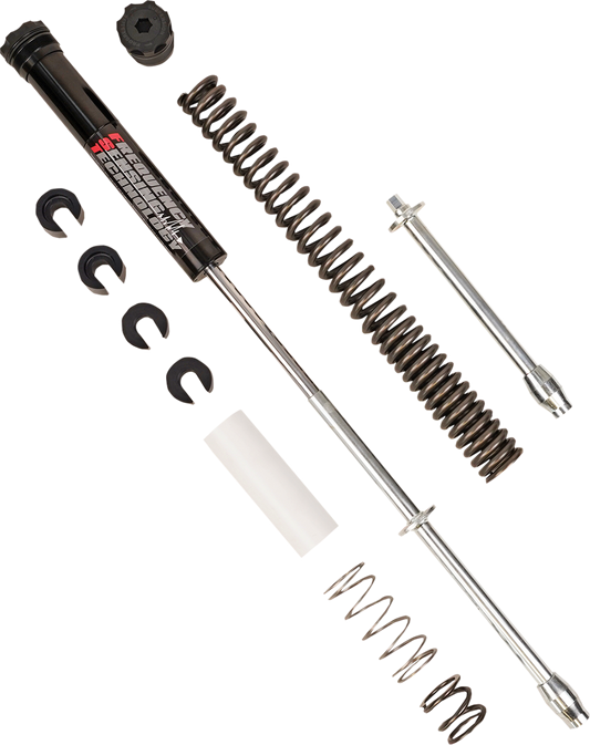 Progressive Suspension Monotube Cartridge Fork Kit 31-4009 – Lowered 1-2 Inches for Enhanced Performance